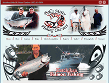 Tablet Screenshot of ketchikan-fishing-charters.com